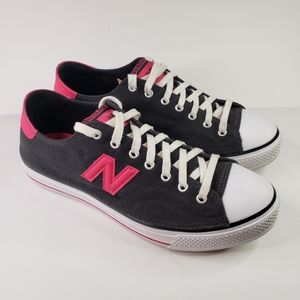 New Balance Canvas Women's Shoe Black Pink Sz 9.5